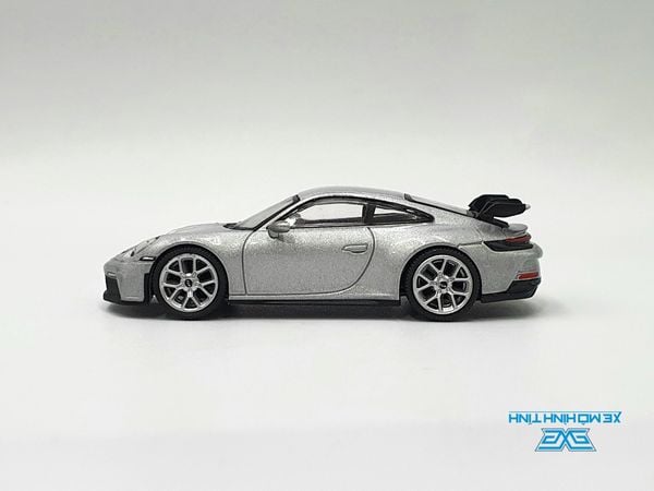 Xe Mô Hình Porsche 911 (922) GT3 GT Silver Metallic LHD 1:64 Minigt ( Bạc )