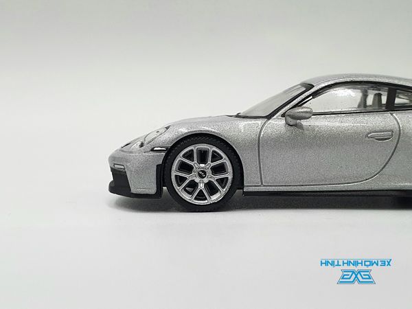 Xe Mô Hình Porsche 911 (922) GT3 GT Silver Metallic LHD 1:64 Minigt ( Bạc )