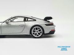 Xe Mô Hình Porsche 911 (922) GT3 GT Silver Metallic LHD 1:64 MiniGT ( Bạc )