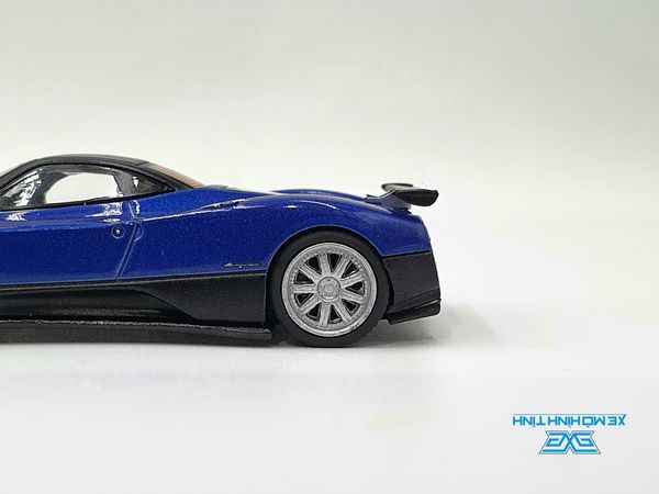 Xe Mô Hình Pagani Zonda F Blu Argentina RHD 1:64 MiniGT (Xanh)