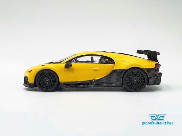 Xe Mô Hình Bugatti Chiron Pur Sport Yellow LHD 1:64 Minigt ( Vàng )