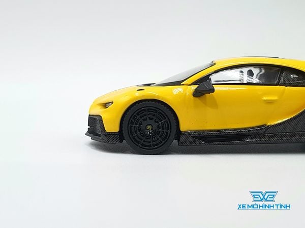 Xe Mô Hình Bugatti Chiron Pur Sport Yellow LHD 1:64 Minigt ( Vàng )