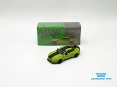 Xe Mô Hình LB-WORK Ford Mustang Grabber Lime LHD 1:64 MiniGT ( Xanh Lá )