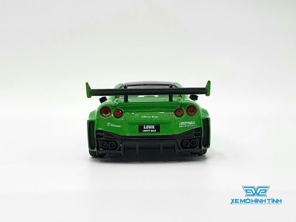 Xe Mô Hình LB-Silhouette WORKS GT Nissan 35GT-RR Ver.2 Apple Green LHD 1:64 Minigt ( Xanh Lá )