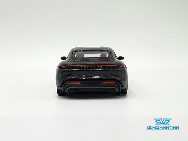 Xe Mô Hình Porsche Taycan Turbo S Volcano Grey Metallic LHD 1:64 Minigt ( Đen )