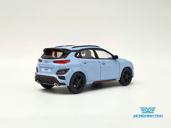 Xe Mô Hình Hyundai KONA N Perfomance Blue LHD 1:64 Minigt ( Xanh )