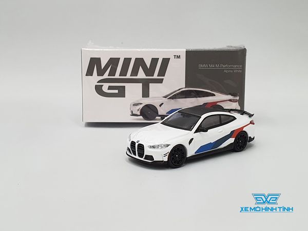 Xe Mô Hình BMW M4 M-Perfomance (G82) Alpine White LHD 1:64 Minigt ( Trắng)