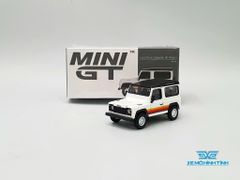 Xe Mô Hình Land Rover Defender 90 Wagon White LHD 1:64 Minigt ( Trắng )