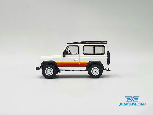 Xe Mô Hình Land Rover Defender 90 Wagon White LHD 1:64 Minigt ( Trắng )