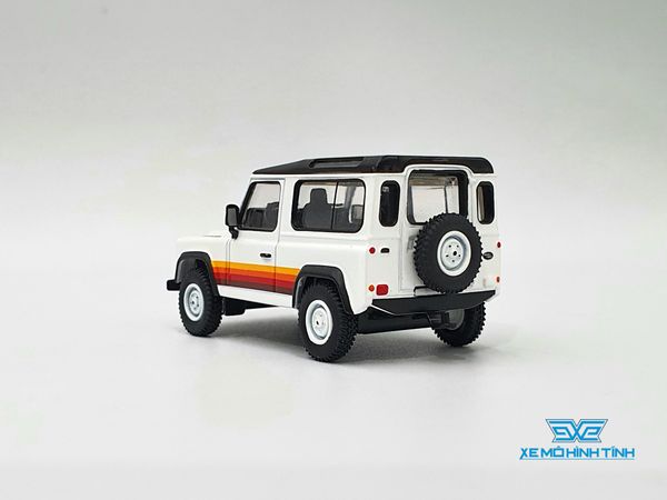 Xe Mô Hình Land Rover Defender 90 Wagon White LHD 1:64 Minigt ( Trắng )