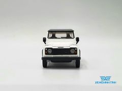 Xe Mô Hình Land Rover Defender 90 Wagon White LHD 1:64 Minigt ( Trắng )