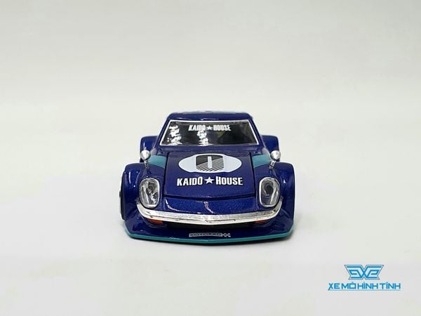 Xe Mô Hình Datsun KAIDO Fairlady Z Blue 1:64 Kaido House/ MIniGT (Xanh Dương)