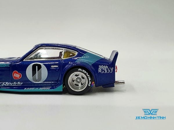 Xe Mô Hình Datsun KAIDO Fairlady Z Blue 1:64 Kaido House/ MIniGT (Xanh Dương)