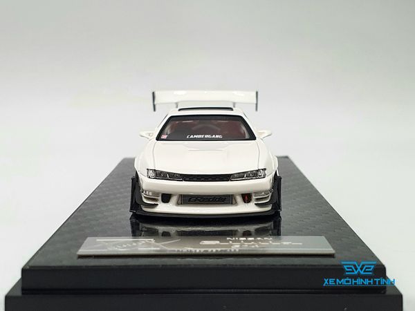 Xe Mô Hình Nissan Silvia S14 Error 404 1:64 YM Model ( Trắng )