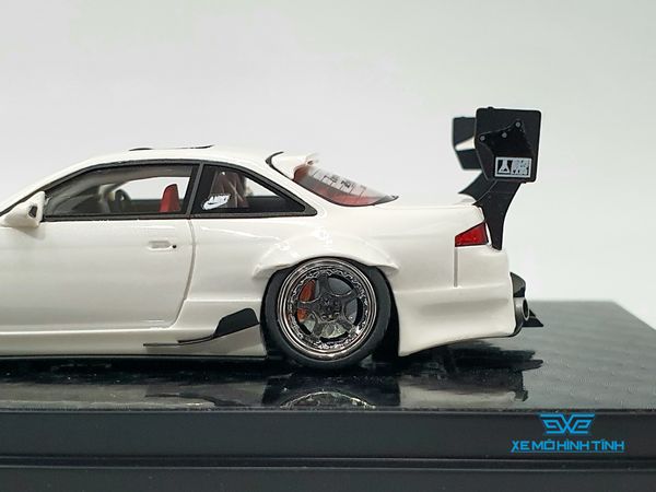 Xe Mô Hình Nissan Silvia S14 Error 404 1:64 YM Model ( Trắng )