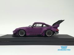 Xe Mô Hình Porsche RWB Rauh- Welt Begriff Limited 499pcs 1:64 Street Weapon ( Tím Nhám )