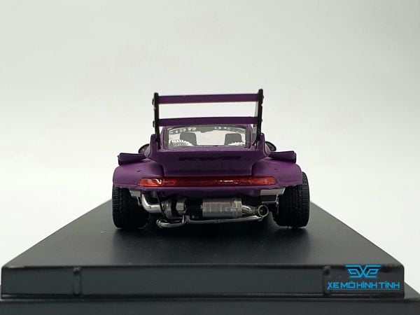 Xe Mô Hình Porsche RWB Rauh- Welt Begriff Limited 499pcs 1:64 Street Weapon ( Tím Nhám )