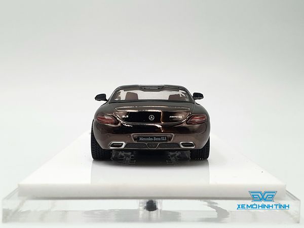 Xe Mô Hình Mercedes-Benz SLS Limited 299psc 1:64 TPC ( Đen + Nội thất đỏ )