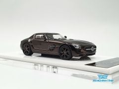 Xe Mô Hình Mercedes-Benz SLS Limited 299psc 1:64 TPC ( Đen + Nội thất đỏ )