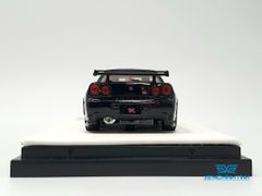 Xe Mô Hình Nissan GTR R34 Z-Tune Diecast-Openable Hood 1:64 Time Micro (Đen)