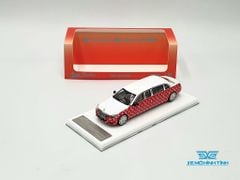 Xe Mô Hình Mercedes - Maybach S600 Pullman 1:64 Stance Hunters ( Trắng LV Đỏ )