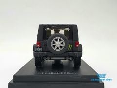 Xe Mô Hình Jeep Wrangler Rubicon Monster 1:64 Time Micro (Đen Monster)