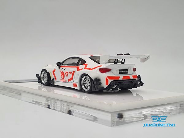 Xe Mô Hình Toyota Supra Limited 500pcs 1:64 Aurora Model ( Trắng Phát Sáng )