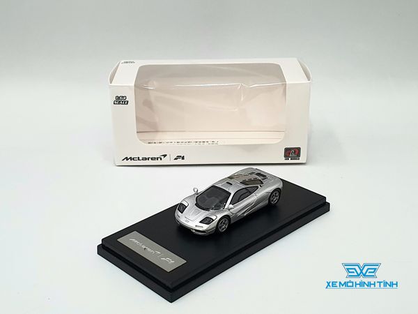 Xe Mô Hình McLaren F1 1:64 LCD ( Bạc )