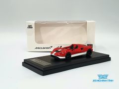 Xe Mô Hình McLaren Elva 1:64 LCD ( Trắng Đỏ )