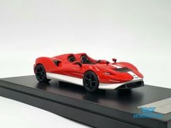 Xe Mô Hình McLaren Elva 1:64 LCD ( Trắng Đỏ )