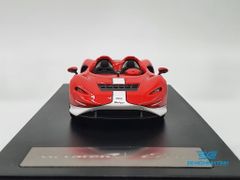 Xe Mô Hình McLaren Elva 1:64 LCD ( Trắng Đỏ )