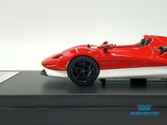 Xe Mô Hình McLaren Elva 1:64 LCD ( Trắng Đỏ )