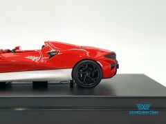 Xe Mô Hình McLaren Elva 1:64 LCD ( Trắng Đỏ )