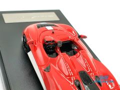 Xe Mô Hình McLaren Elva 1:64 LCD ( Trắng Đỏ )