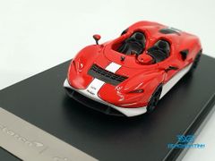 Xe Mô Hình McLaren Elva 1:64 LCD ( Trắng Đỏ )