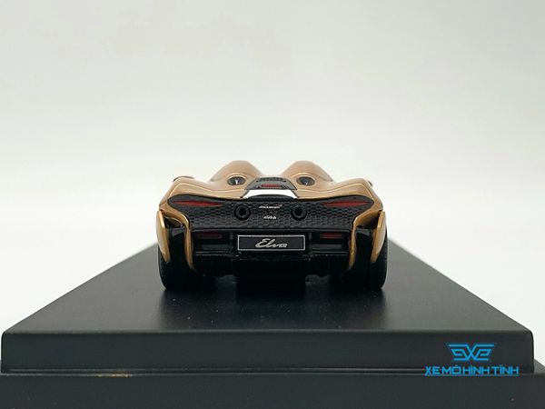 Xe Mô Hình McLaren Elva 1:64 LCD ( Vàng Trắng )