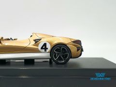 Xe Mô Hình McLaren Elva 1:64 LCD ( Vàng Trắng )
