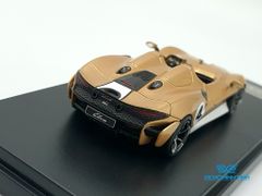 Xe Mô Hình McLaren Elva 1:64 LCD ( Vàng Trắng )