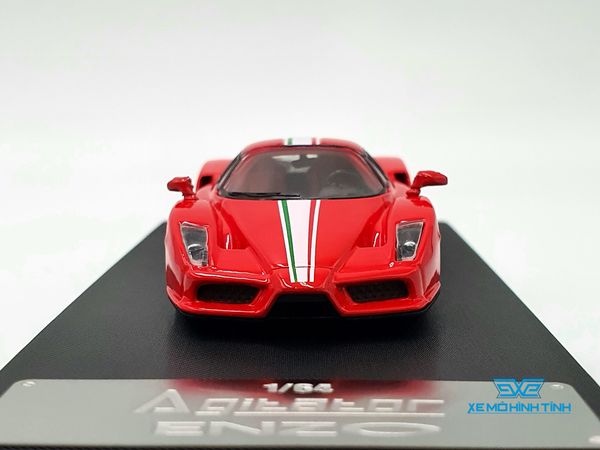 Xe mô hình Ferrari ENZO Sports Car 1:64 Agitator (Đỏ sọc trắng)