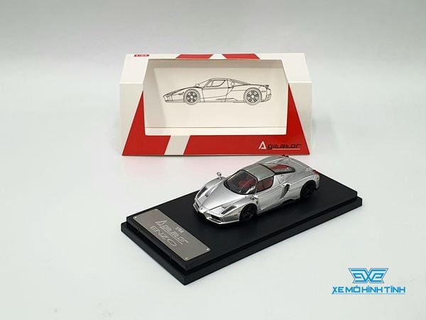 Xe mô hình Ferrari ENZO Sports Car 1:64 Agitator (Bạc)