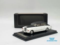 Xe Mô Hình Rolls-Royce Phantom VI 1:64 DCM ( Trắng Mui Đen )