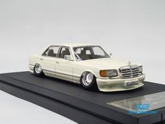 Xe Mô Hình Mercede-Benz 560sel W126 1:64 Master ( Trắng )