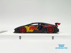 Xe mô hình Lamborghini Liberty Walk LB-Works LP 700 Aventador 2.0 1:64 Liberty Walk ( Xanh Red Bull )