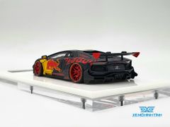 Xe mô hình Lamborghini Liberty Walk LB-Works LP 700 Aventador 2.0 1:64 Liberty Walk ( Xanh Red Bull )