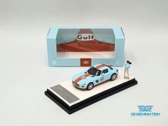 Xe Mô Hình Mercedes-Benz SLS 1:64 Time Micro (Gulf) + Fig