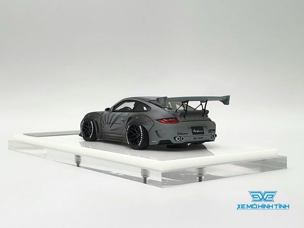 Xe Mô Hình Porsche 911 (997) Coupe LB Works 1:64 Timothy & Pierre ( Xám Dơ)