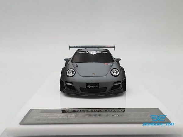 Xe Mô Hình Porsche 911 (997) Coupe LB Works 1:64 Timothy & Pierre ( Xám Dơ)