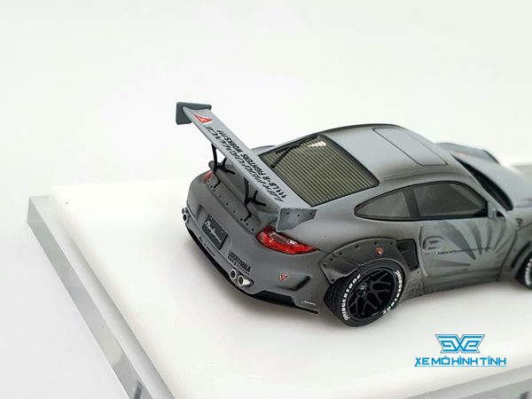 Xe Mô Hình Porsche 911 (997) Coupe LB Works 1:64 Timothy & Pierre ( Xám Dơ)