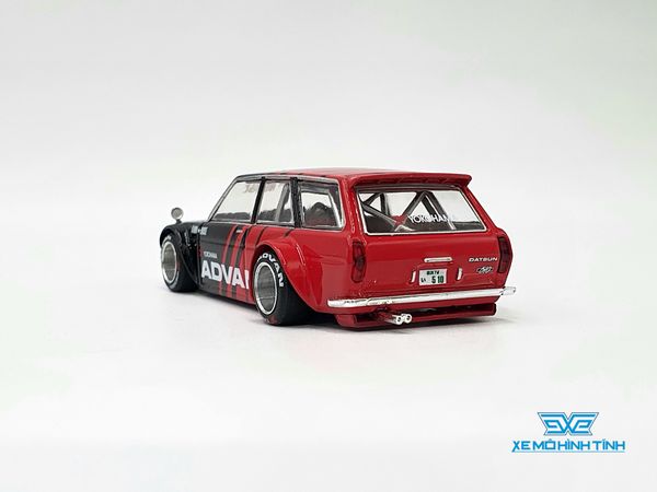 Xe mô hình Datsun KAIDO 510 Wagon ADVAN 1:64 Kaido House/MiniGT ( Advan )