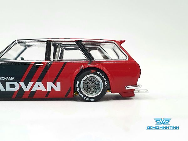 Xe mô hình Datsun KAIDO 510 Wagon ADVAN 1:64 Kaido House/MiniGT ( Advan )